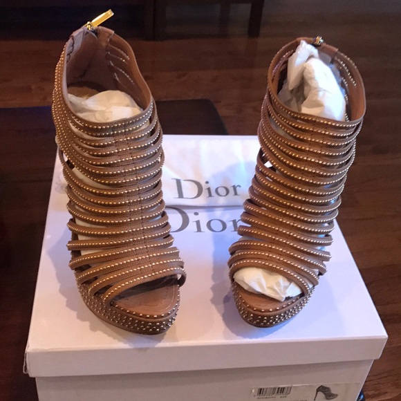 CHRISTIAN DIOR Bracelet Sandals - Picture 5 of 8